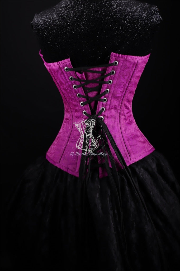 Silk Overbust Pink Corset