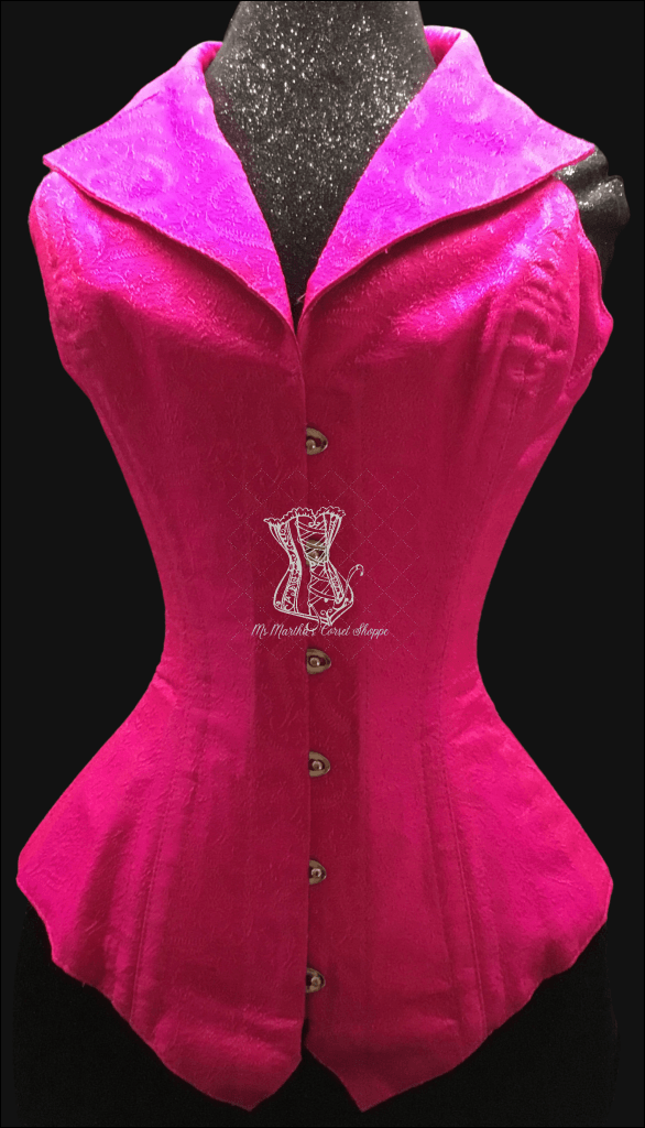 Pink Silk Corsevest | Ms. Martha's Corset Shoppe