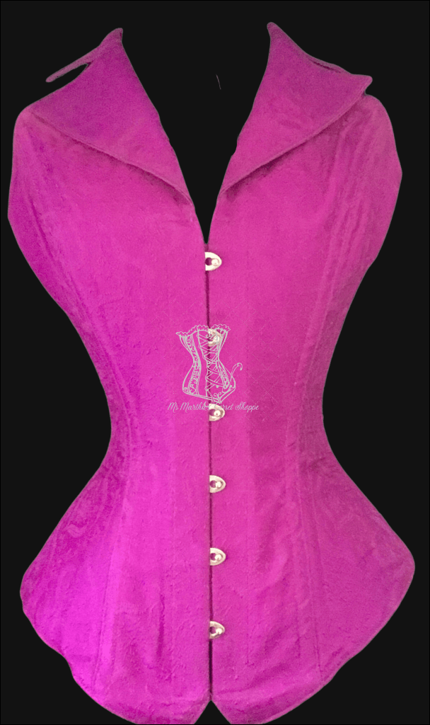 Purple Silk Corsevest | Ms. Martha's Corset Shoppe