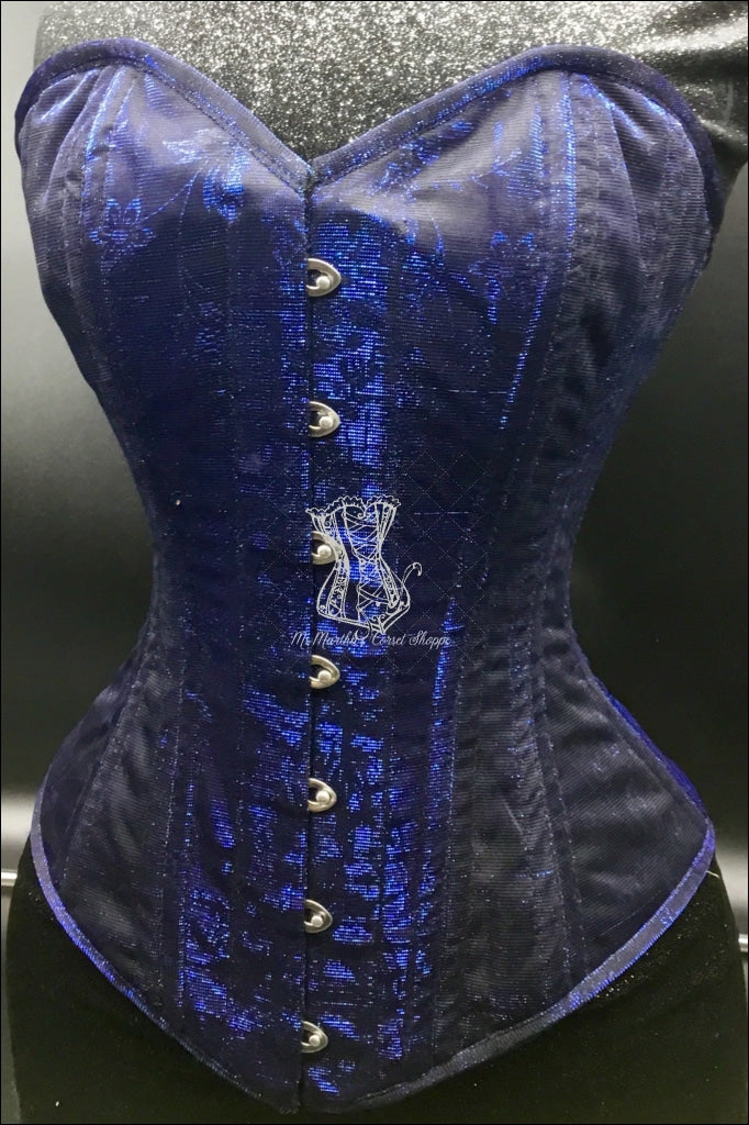 Sparkles Blue Corset Overbust