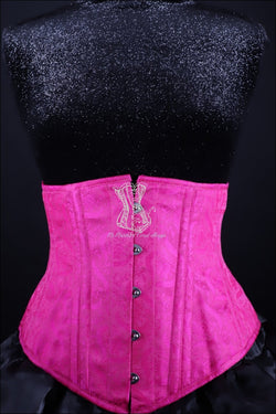 Silk Underbust Pink Corset