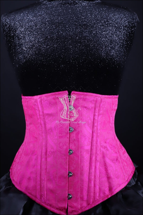 Silk Underbust Pink Corset